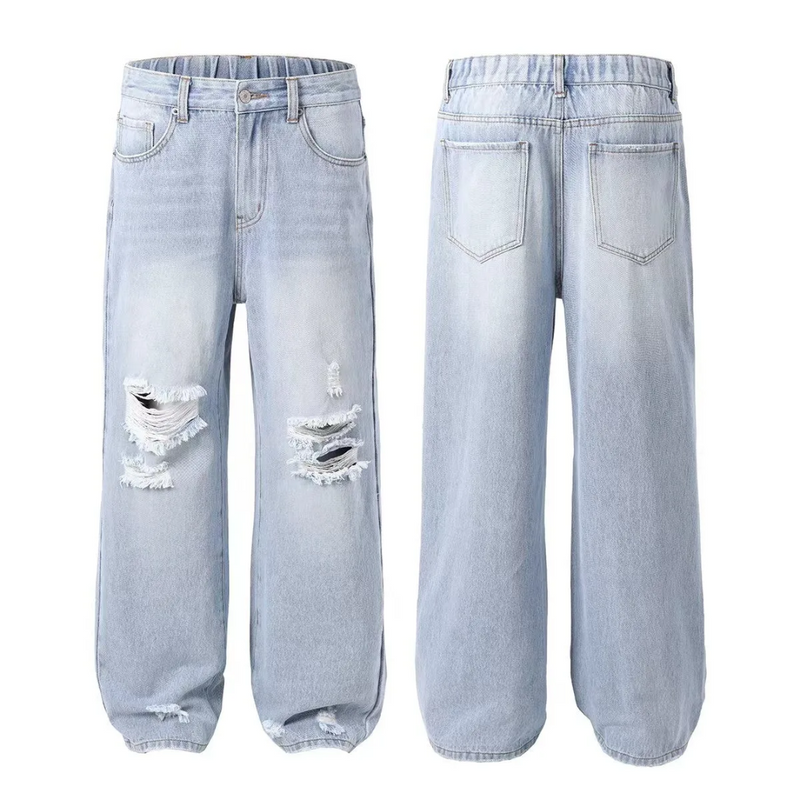 Calça Jeans Destroyed Sky