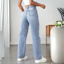 Calça Jeans Destroyed Sky