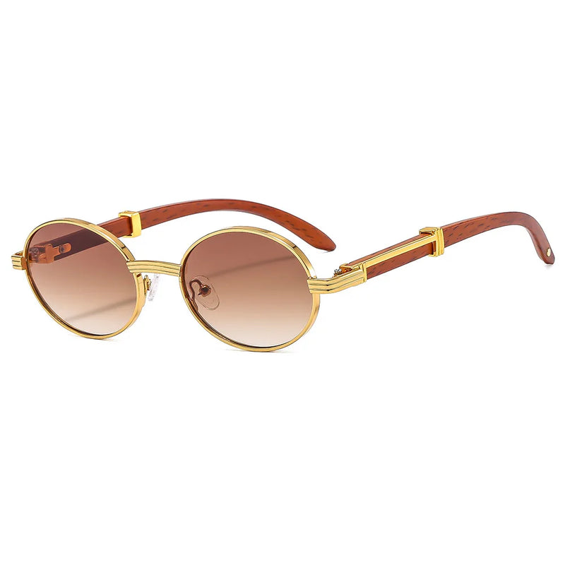 Óculos de Sol Premium Vintage Gold