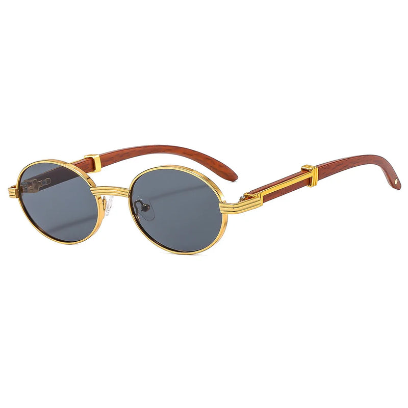 Óculos de Sol Premium Vintage Gold