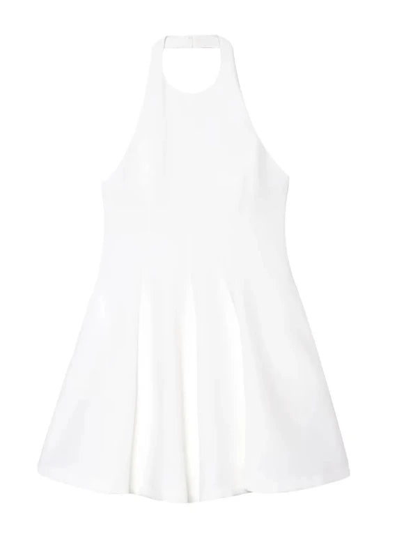 Vestido Curto Gola Alta