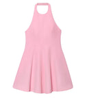 Vestido Curto Gola Alta