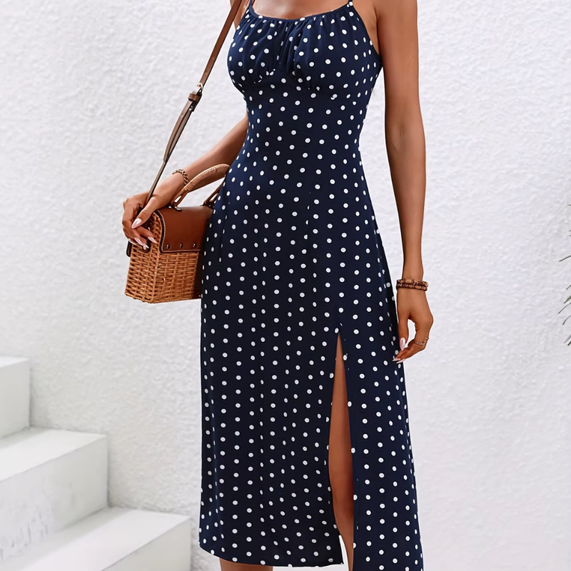 Vestido Midi Navy Charm
